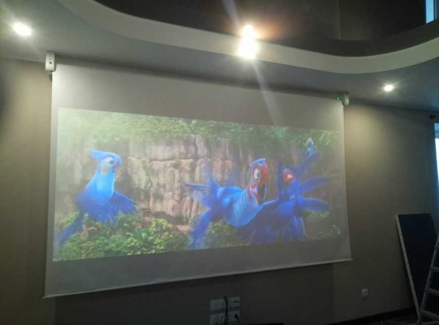 Моторизовані Екрани экран для проектора різних розмірів та форматів