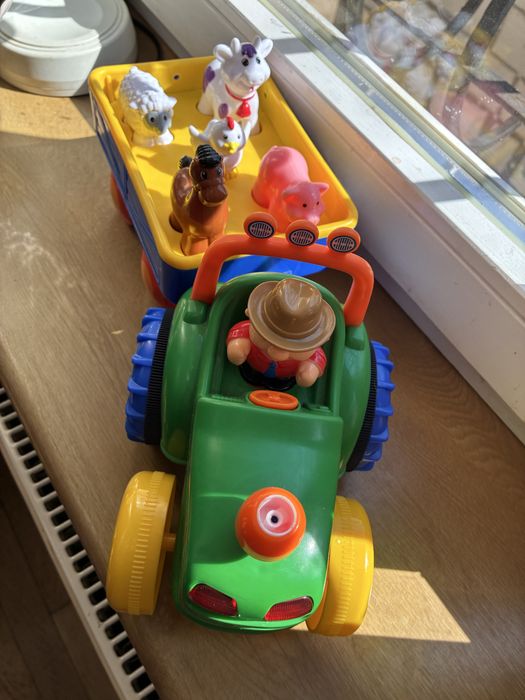 Ігровий набір Трактор із причепом Kiddi Smart