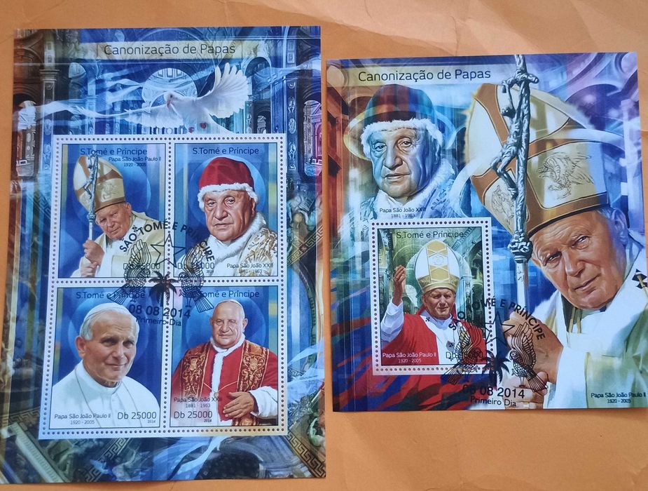 Znaczki pocztowe tematyczne - Jan Paweł II