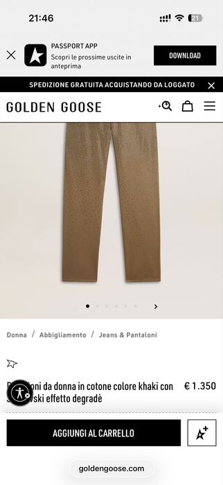 Джинсы Golden Goose