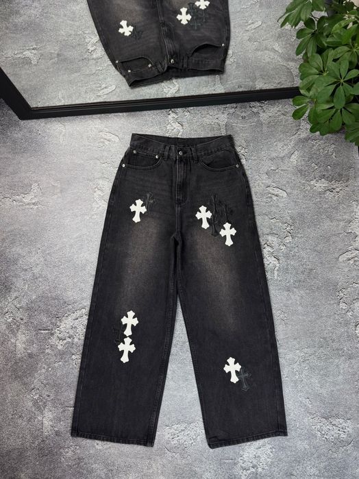 БЕЗ ПЕРЕДОПЛАТ джинсы chrome hearts джинси