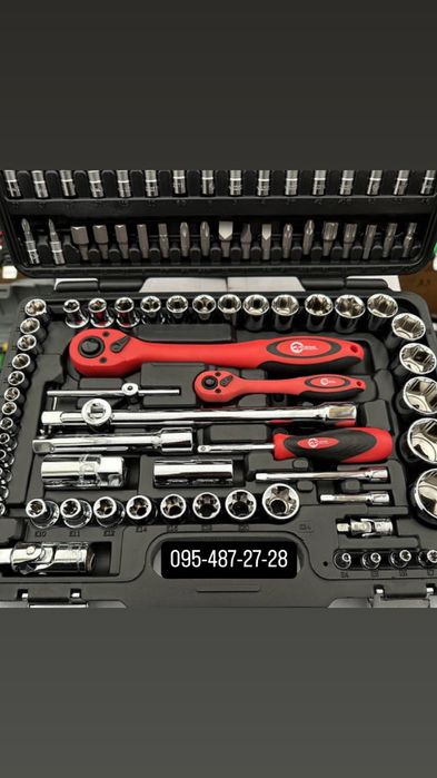 Професійний набір інструментів 108 од. INTERTOOL ET-6108 CrV