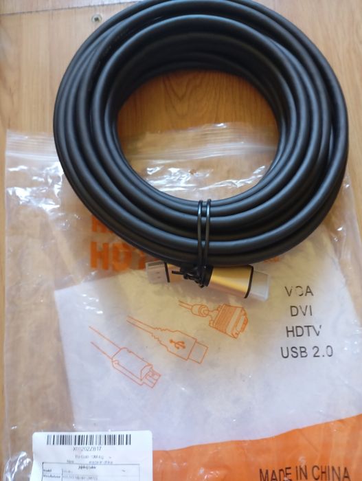 Wysokiej Jakości Kabel HDMI HD2.0V 4K UHD - Idealny do TV/Monitora -