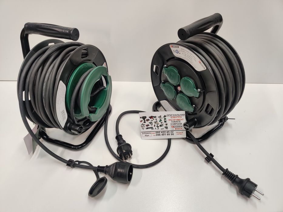 Мощный удлинитель сГерман Parkside 25м/переходник/переноска/подовжувач
