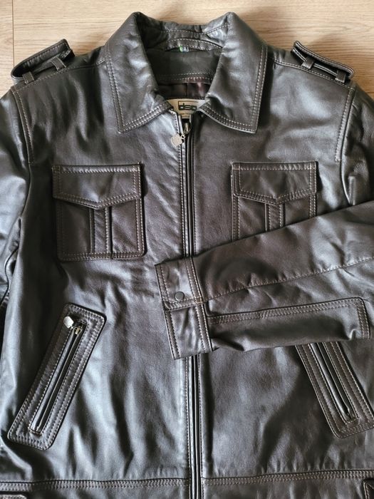 Kurtka skórzana męska