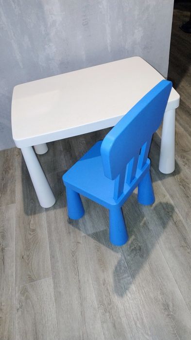 Стол и стул ikea mammut