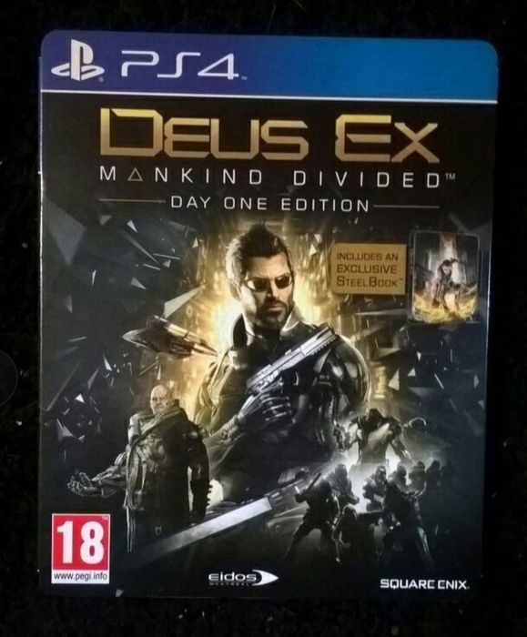 Deus Ex Mankind Divided Day One Edition Steelbook PS4 i PS5