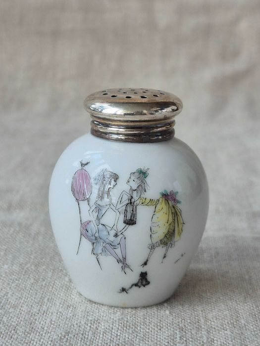 solniczka Thomas, ręcznie malowana, 835 Ag