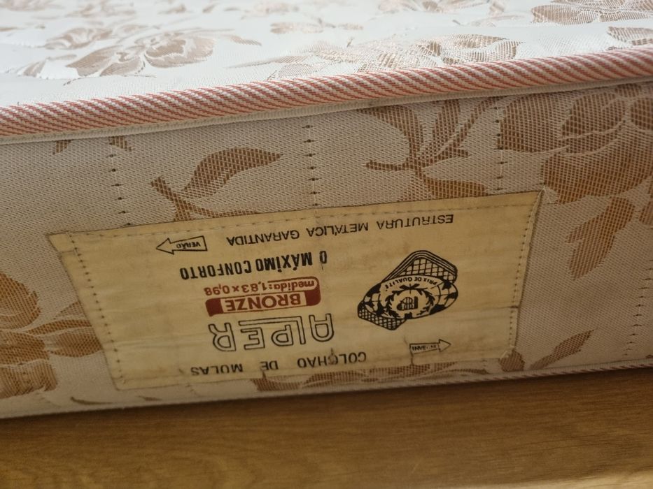 Colchão de molas 90x200 cm