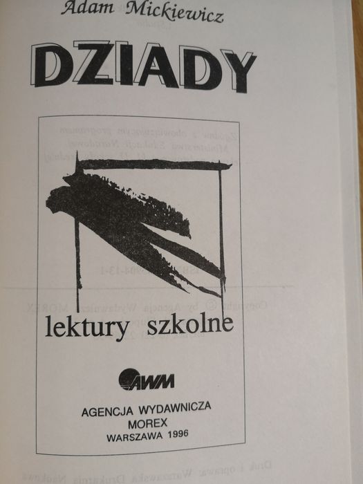 Wesele - Wyspiański, Kordian - Słowacki, Dziady - Mickiewicz