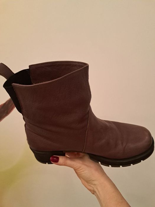 Зимові сапожки шкіряні