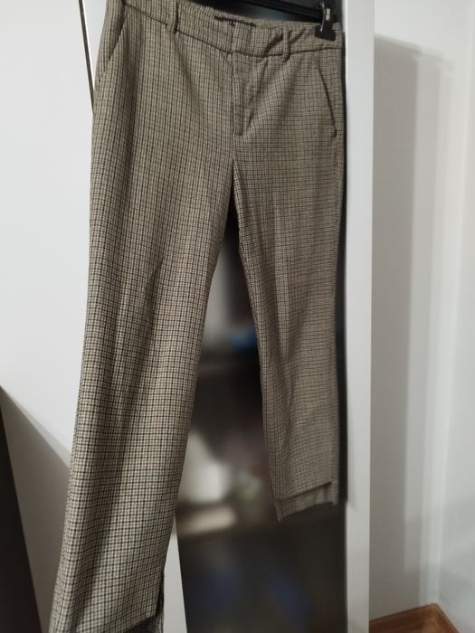 Spodnie wysoki stan Zara rm 36