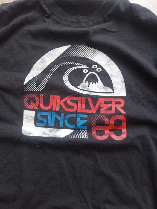 koszulka Quiksilver meska oversize goth meska czarna S