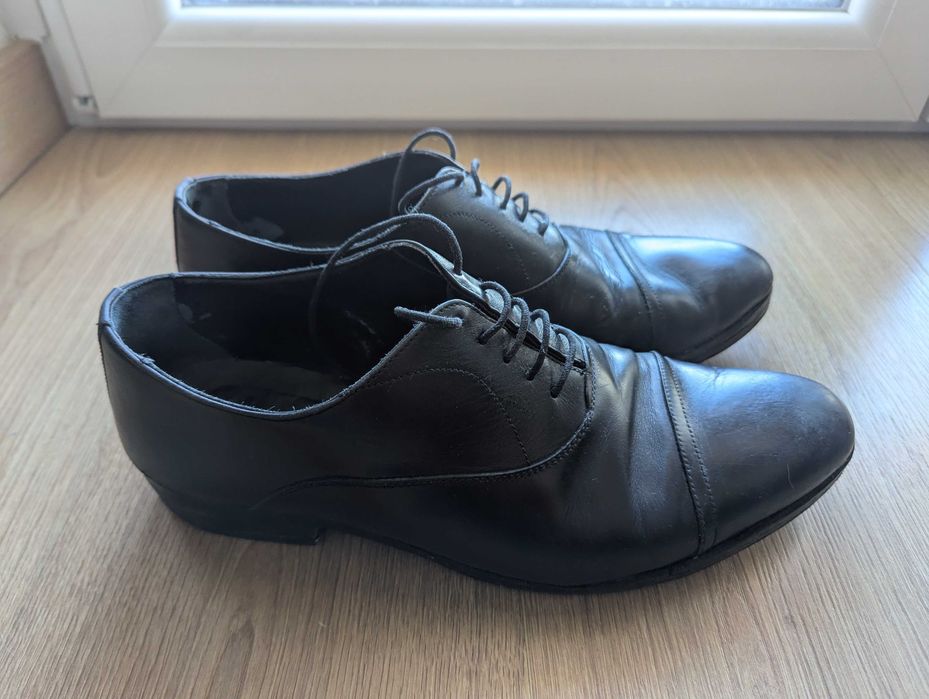 Sapatos pele fato Cortefiel homem 42