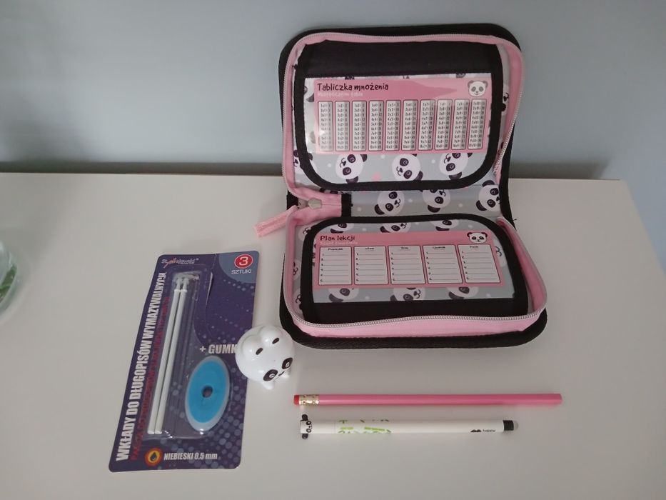 Piórnik szkolny nowy Bambino Panda