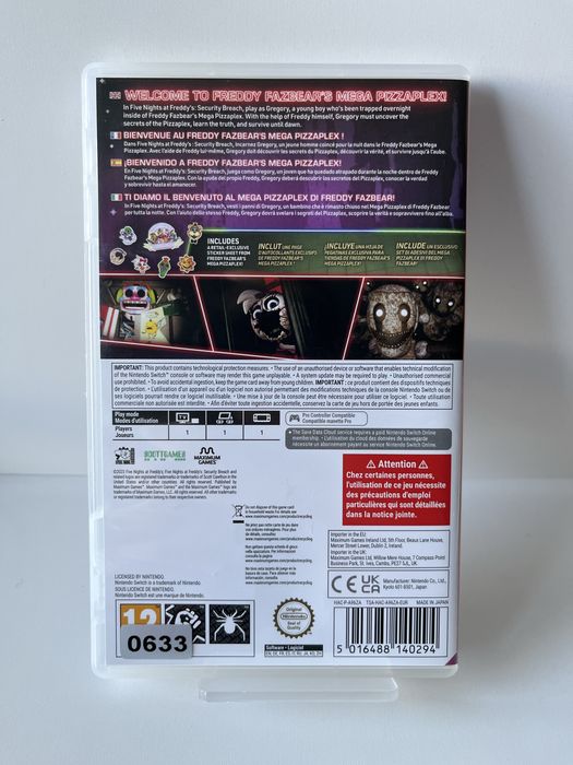 Nintendo Switch | Five Nights At Freddy’s: Security Breach