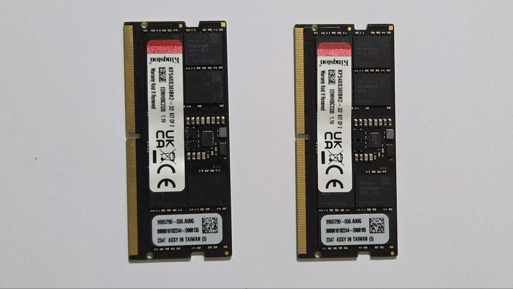 RAM DDR5 2x16GB (32GB) SO DIMM / Kingston Fury Impact KF556S40IBK2-32