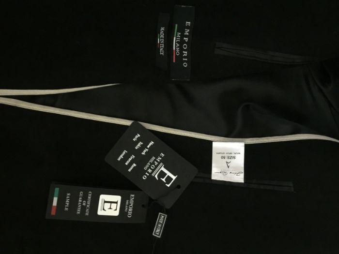 Parka/ Sobretudo Novo Traçado Preto Homem da marca Emporio Milano