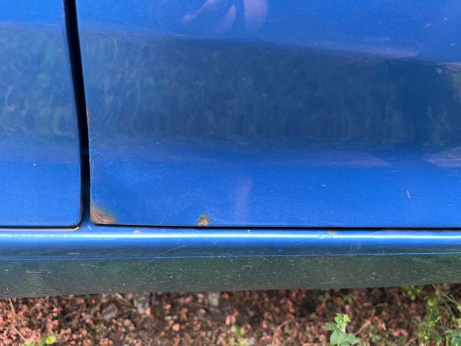 drzwi przód przednie prawe vw golf v 5 1k0 2003 -2009 hatchback 5 drzwi lc5g niebieski