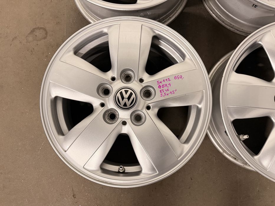 Felgi aluminiowe 15” 5x112 do VW