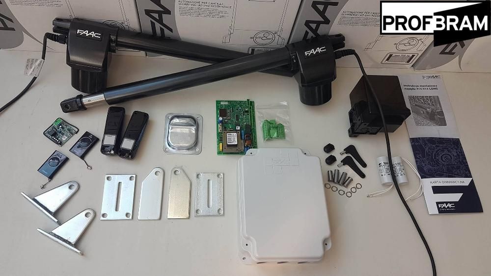 Napęd do bramy dwuskrzydłowej FAAC 414