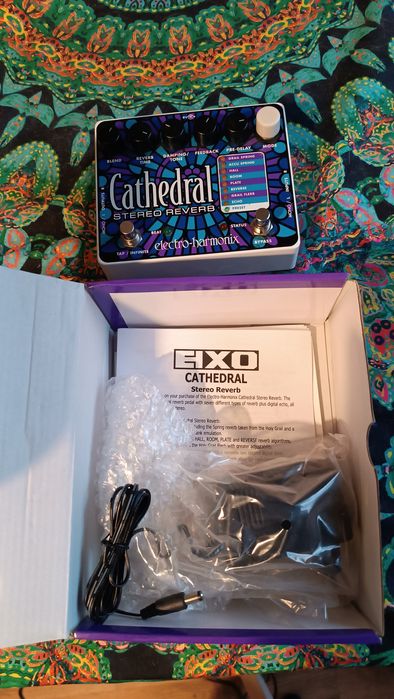 ギター electro harmonix cathedral reverb Electro-Harmonix Cathedral Reverb Guitar Effect Pedal for