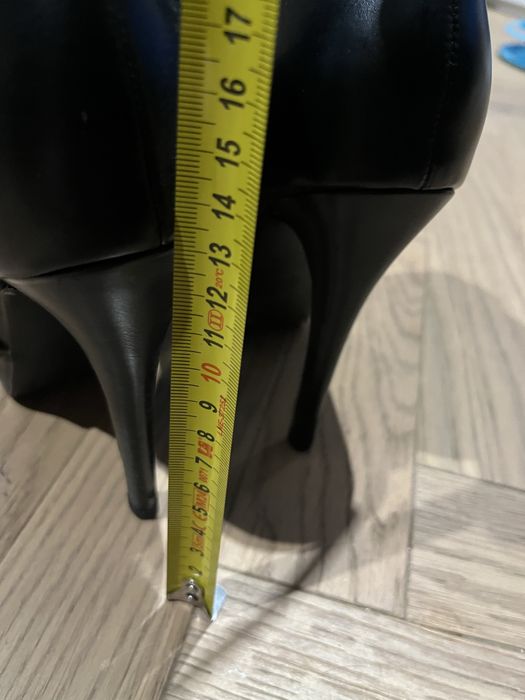 Botki na szpilce platforma