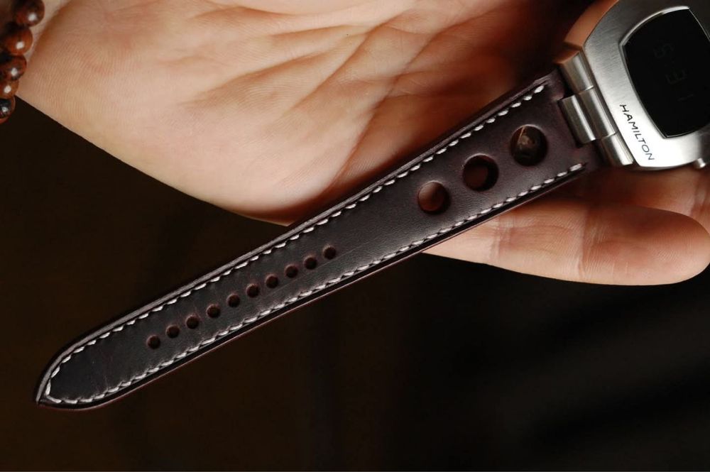 Шкіряний ремінець для годинника Hamilton PSR