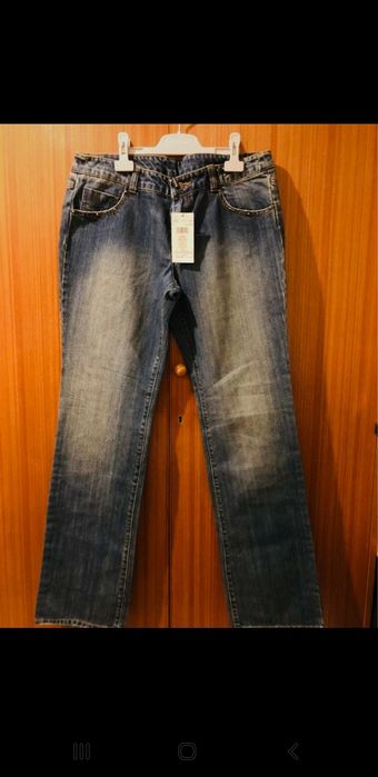 Calças Ganga Naf Naf novas com etiqueta Tam.42