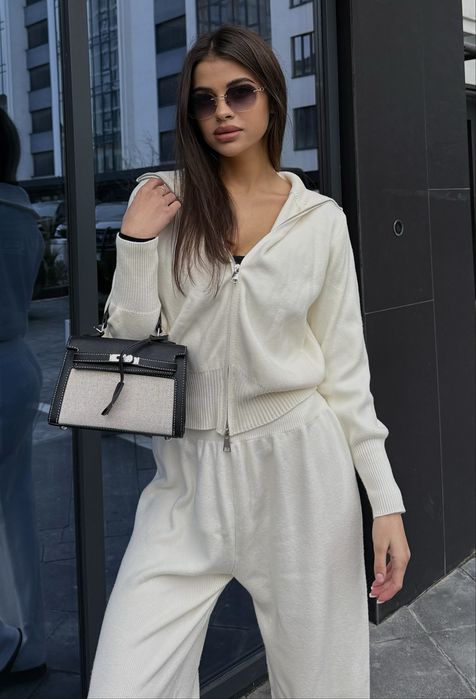 Теплий стильний костюм, костюм з бавовни