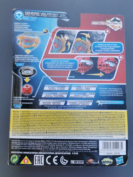 Beyblade Burst Evolution Genesis Valtryek V3 - Novo