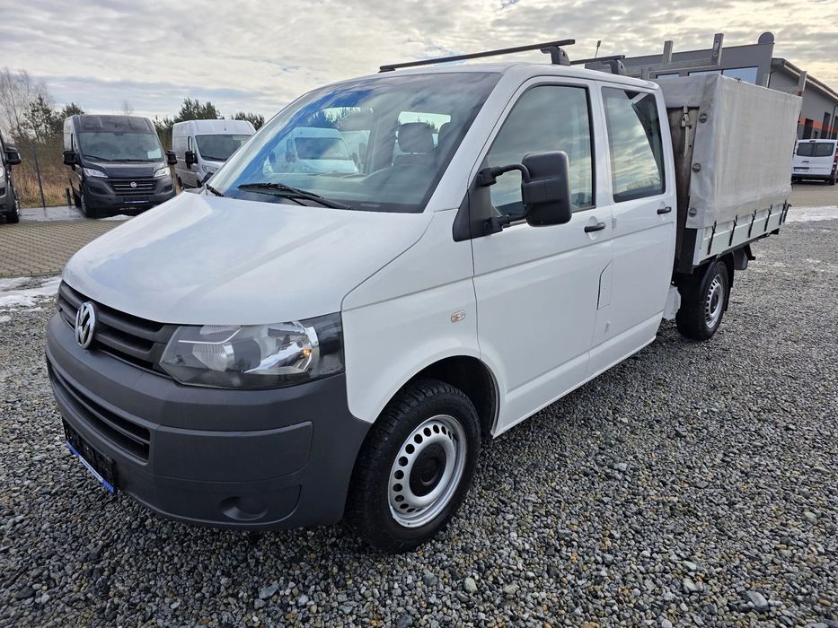 Volkswagen TRANSPORTER T5 2,0 TDI 115 KONNA DOKA BRYGADÓWKA 6 OSOBOWA 2,4M SKRZYNIA GWARANCJA