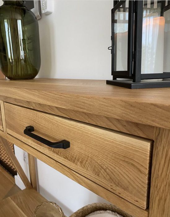 Konsola lita dębowa