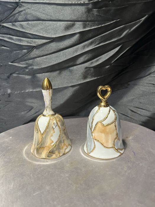 Ceramiczne dzwonki dekoracyjne – zestaw 2 sztuki  1462/25