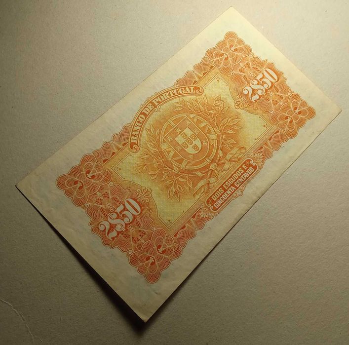 Nota 2$50 escudos 1925 - Portes Gratis