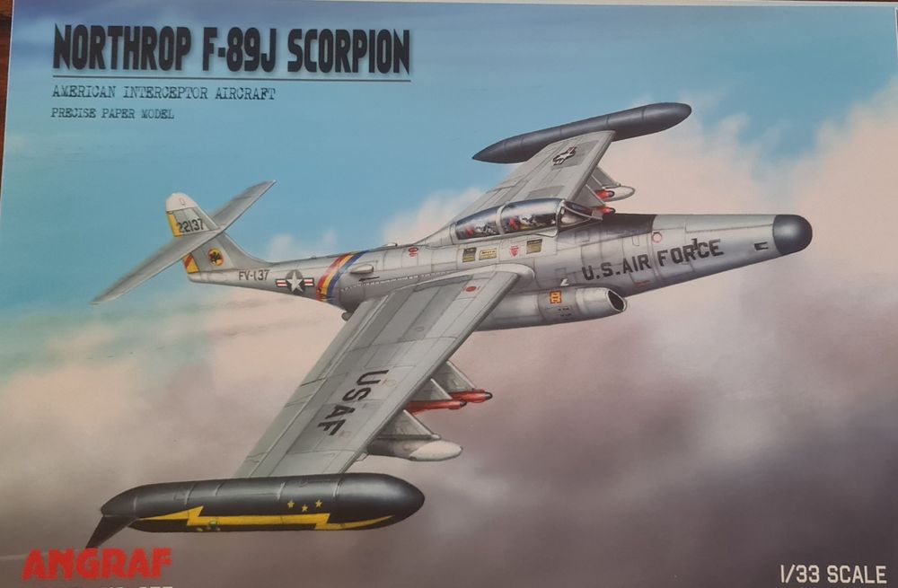 Model kartonowy F89 Scorpion