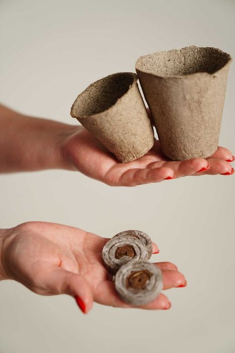 Торфяні стаканчики 80х80