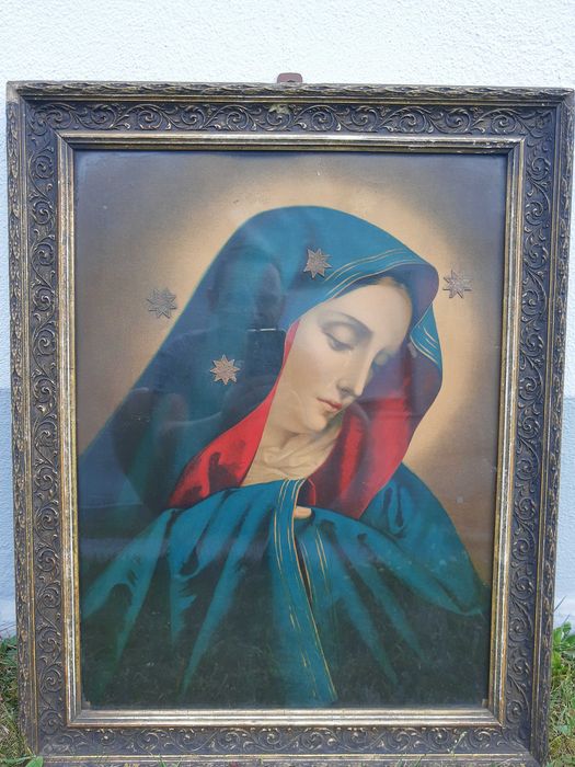 Obraz Matka Boska, Mater Dolorosa olejodruk