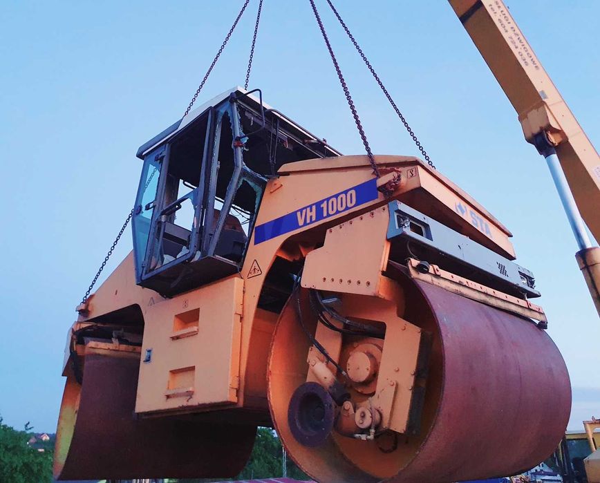 wał walec drogowy Stavostroj VH pompa jazdy hydromotor silnik wibracja
