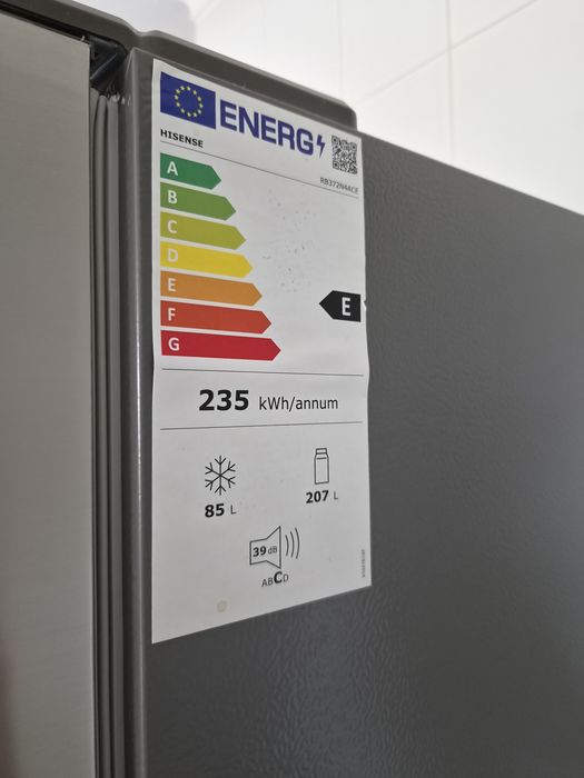 Frigorífico Combinado Hisense Cromado