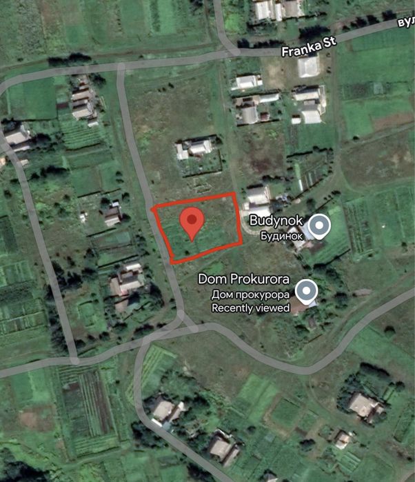 Земельна ділянка під будівництво. КВРЗ.