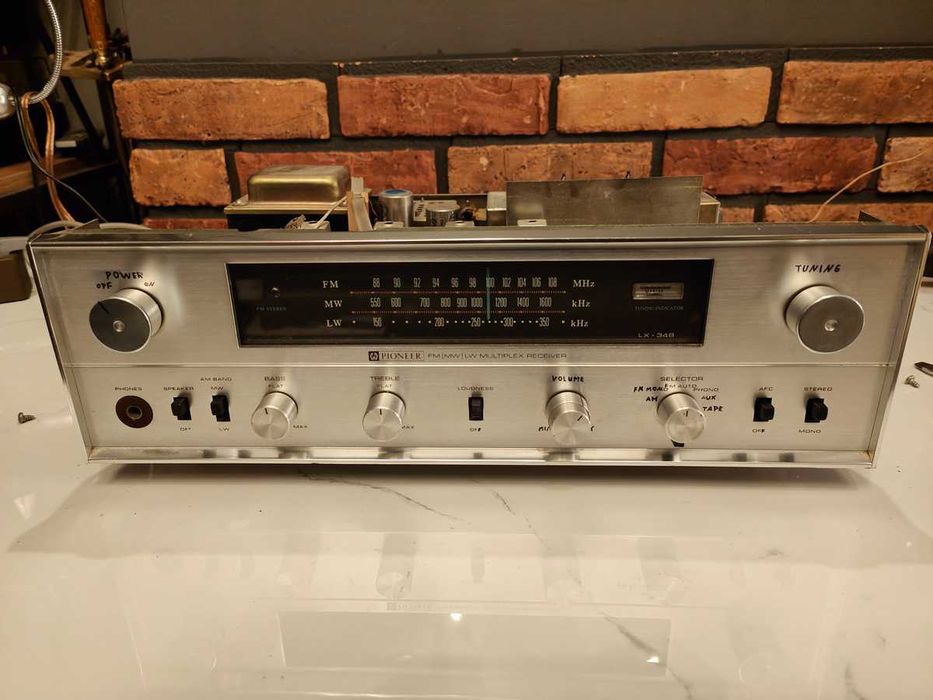 PIONEER LX-34B Rzadki amplituner LAMPOWY ! Vintage ! OKAZJA sx-34