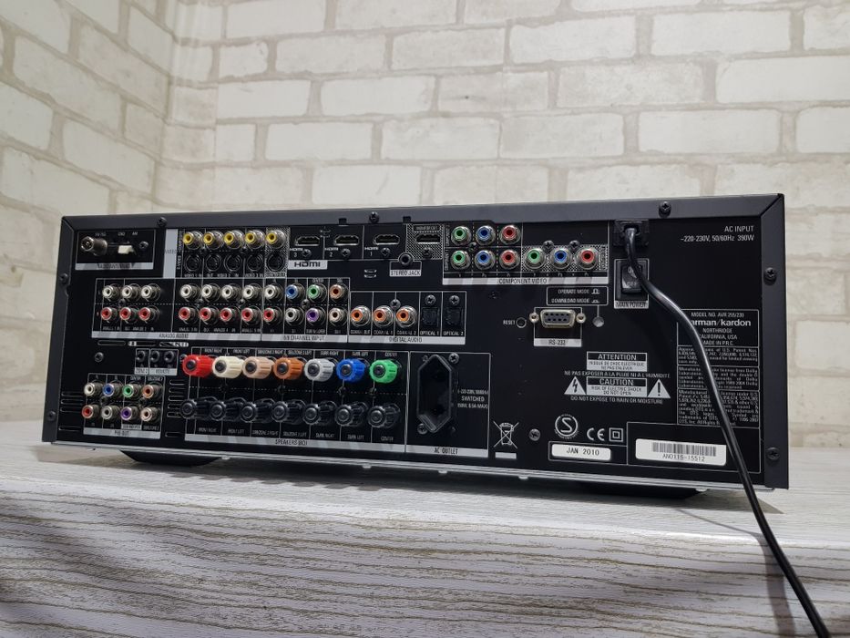 7.1 AV ресивер HARMAN KARDON AVR 255, *7x80 Вт, HDMI, б/у з Німеччини