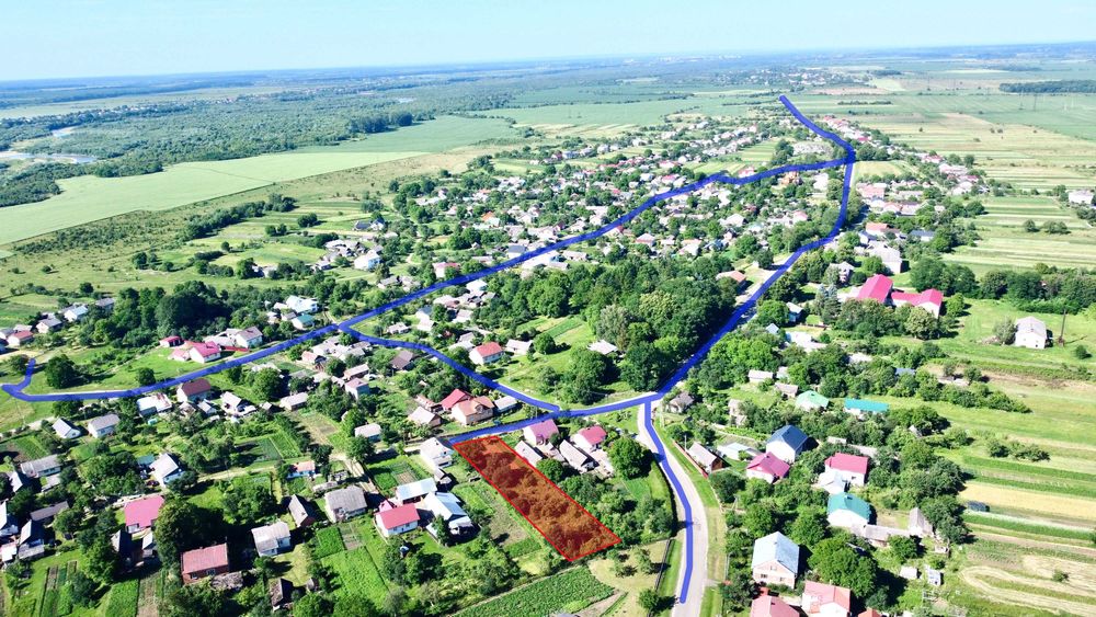 Продаж земельної ділянки в с. Семигинів з документами на житловий будинок