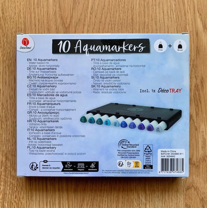 Conjunto de 10 marcadores