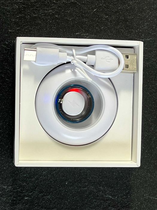 Smart Ring #8 18.2mm Niebieski Android iOS Inteligentny pierścionek