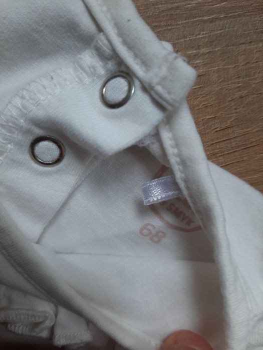 Biale body z falbanką 68 cool club