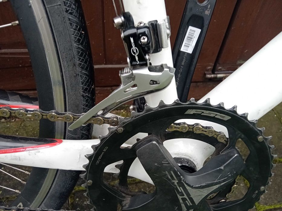 Karbonowy rower gravel, przełaj AXUS campagnolo 2x10 stan dobry