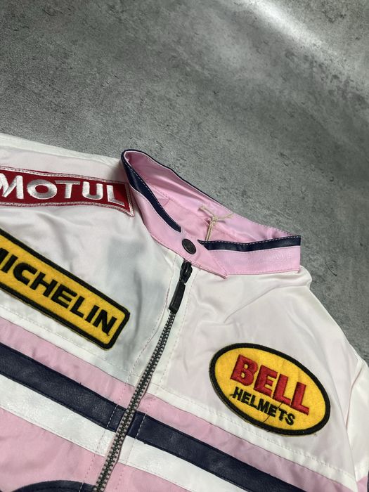 Różowa Kurtka red bull kurtka wyścigowa