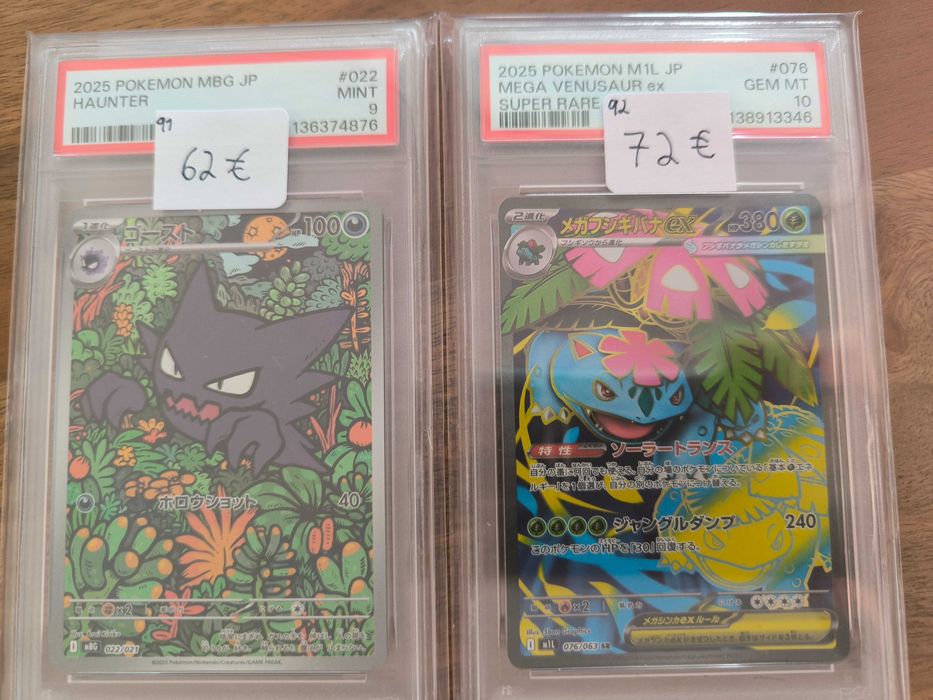 Graded Pokemon TCG - PSA/BGS/CGC Inglês e Japonês
